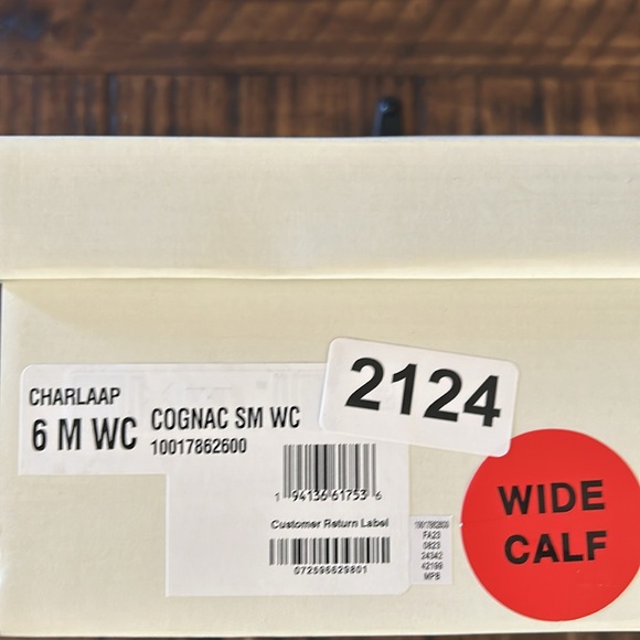 Style & Co Charlaa Buckled Over-The-Knee Wide-Calf Boots New Size 6 Cognac - Picture 4 of 4